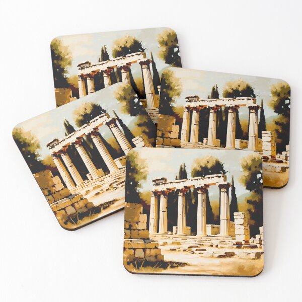 Aperçu de l'œuvre Temple de Zeus créée et vendue par Island Art Studios.