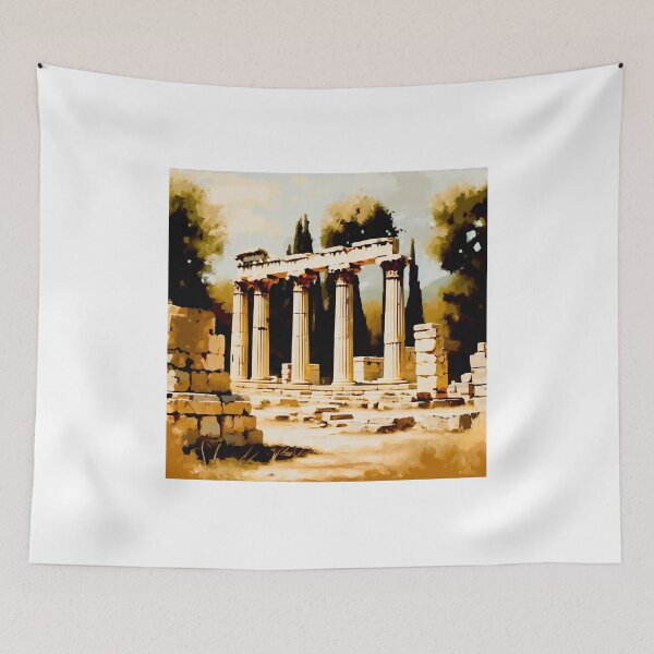 Aperçu de l'œuvre Temple de Zeus créée et vendue par Island Art Studios.