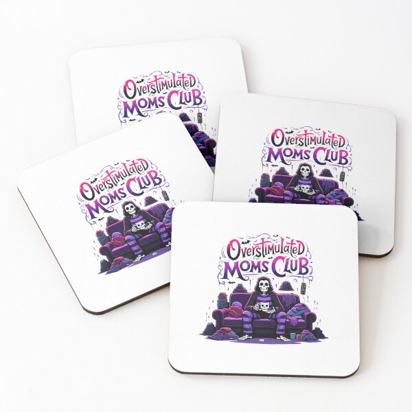 Item preview, Overstimulated Moms Club Skeleton designed and sold by LaughLine Design.
