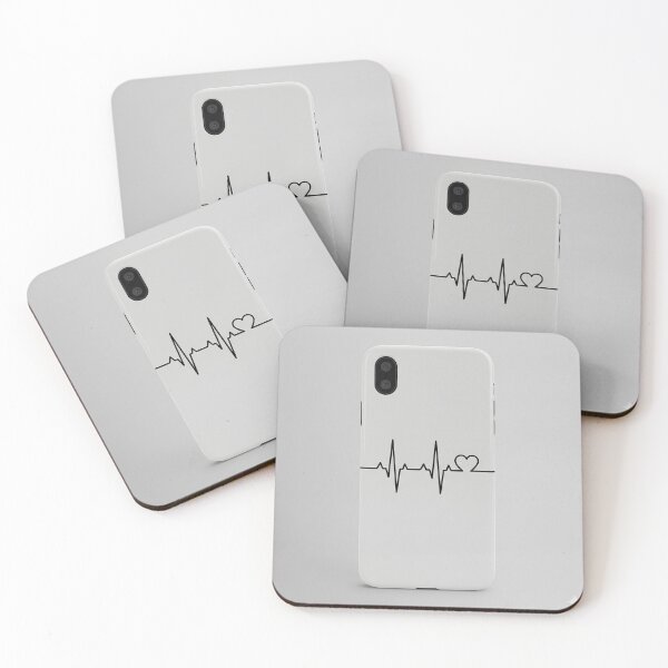 Item preview, Medical EKG Heartbeat Line designed and sold by TheGoodPillCo.