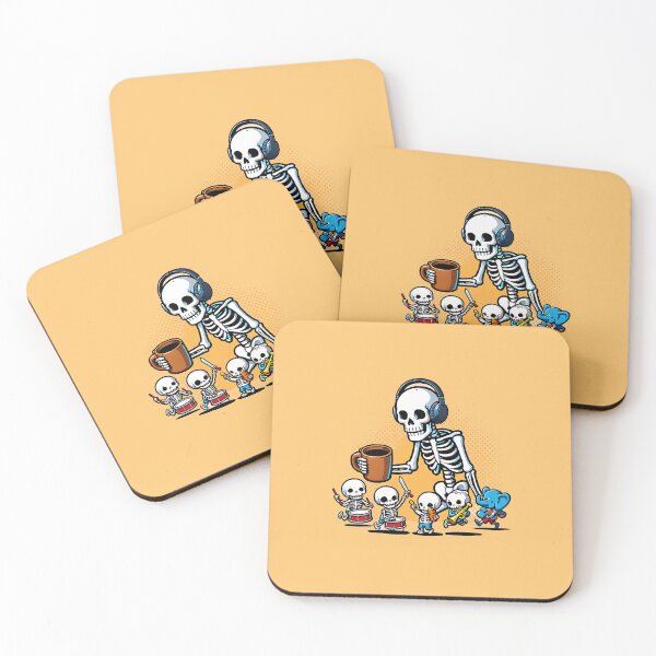 Item preview, Overstimulated Moms Club Skeleton designed and sold by LaughLine Design.