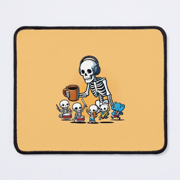 Item preview, Overstimulated Moms Club Skeleton designed and sold by LaughLine Design.