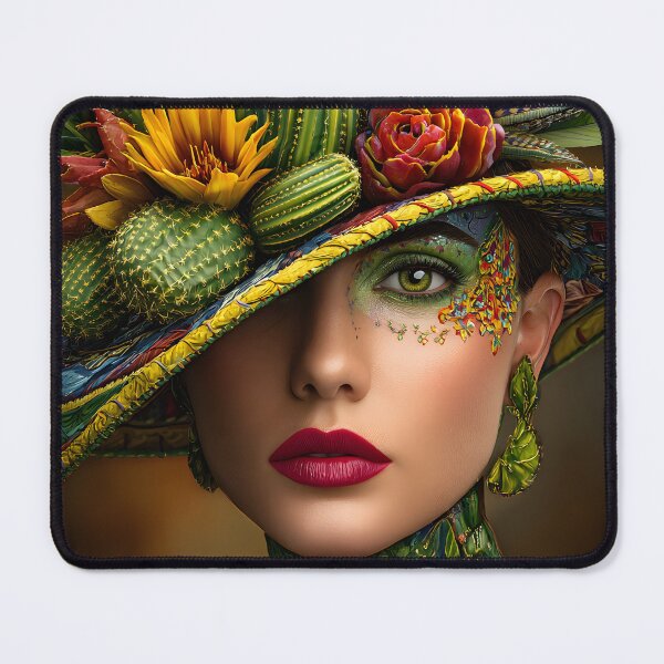 Item preview, Vibrant Floral Fashion: A Unique Hat Experience designed and sold by Artessie.
