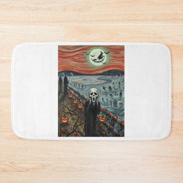 Item preview, The Haunted Scream | Funny Halloween Parody of Munch’s Painting designed and sold by The Classics Freak.