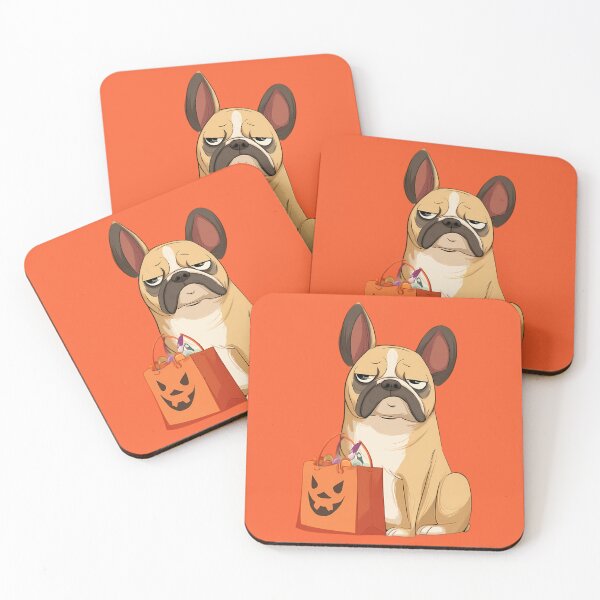 Item preview, French Bulldog Halloween - Trick or Treat designed and sold by purrfect pattern.