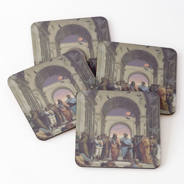 Item preview, School of Athens Halloween | Funny Classical Spooky Parody designed and sold by The Classics Freak.