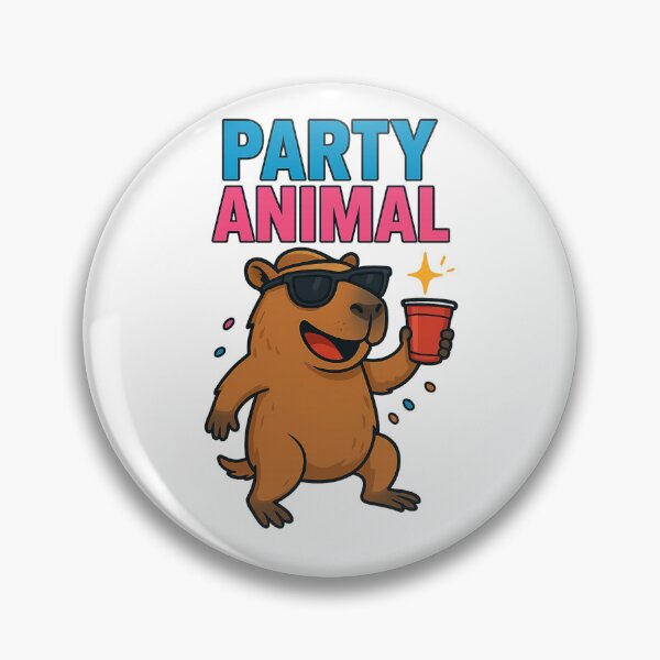 Item preview, Pary Animal Capybara designed and sold by No Quarter Collective.