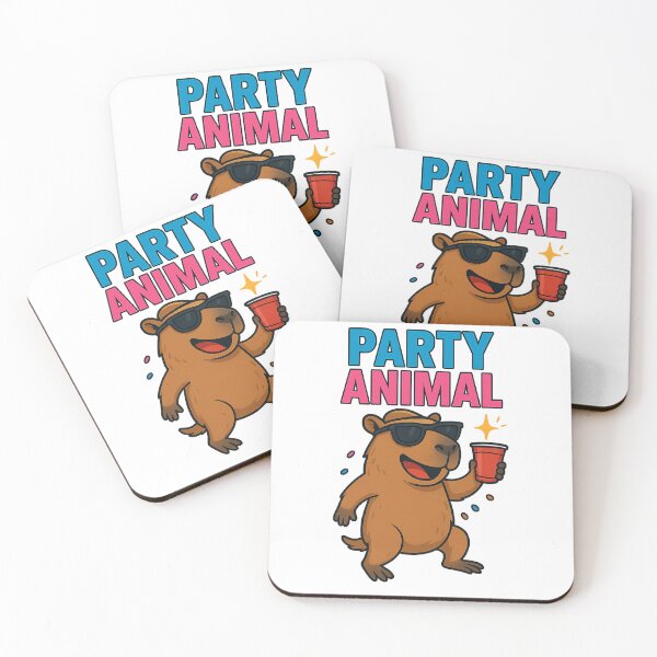 Item preview, Pary Animal Capybara designed and sold by No Quarter Collective.