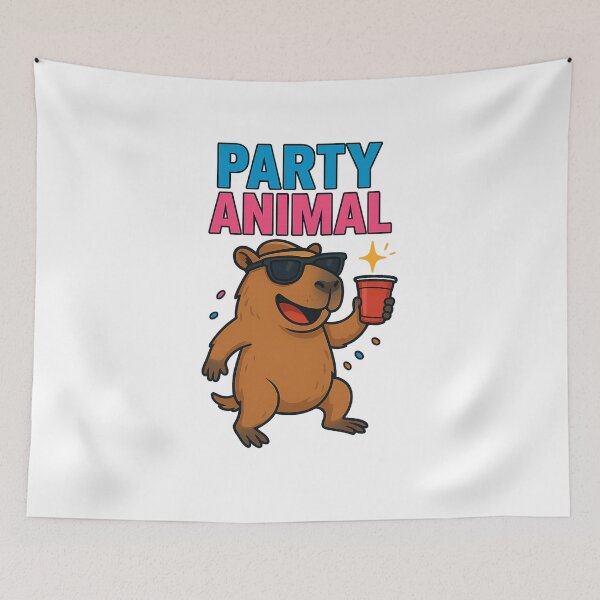 Item preview, Pary Animal Capybara designed and sold by No Quarter Collective.