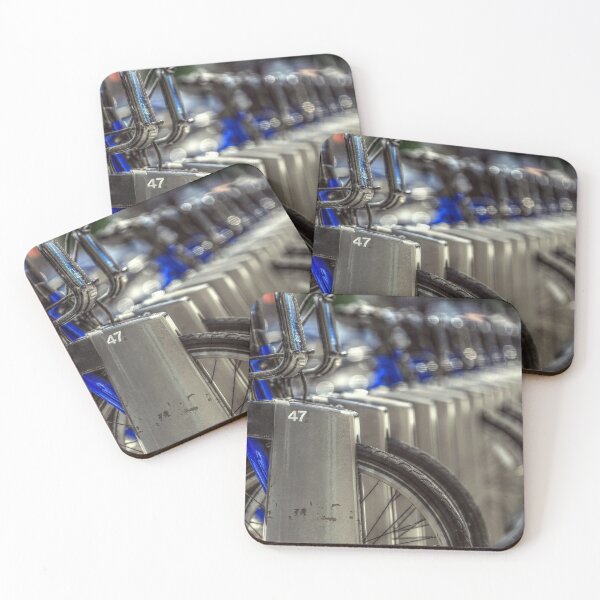 Item preview, HDR of Blue Citibikes designed and sold by StampCity.