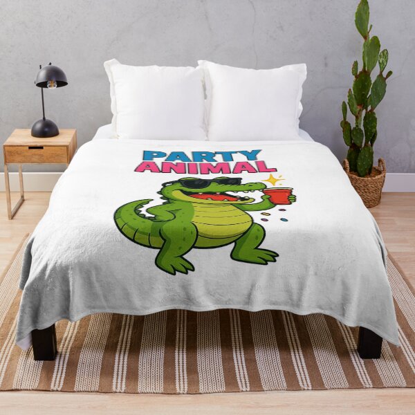 Item preview, Party Animal Crocodile designed and sold by No Quarter Collective.