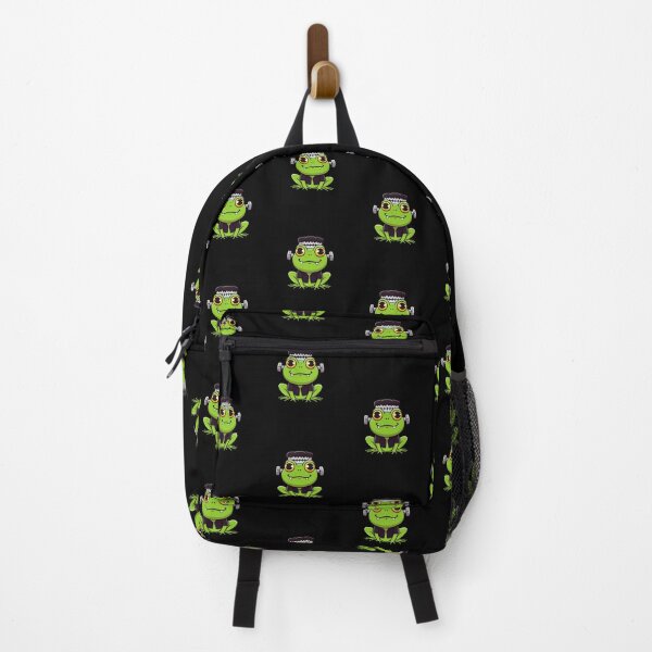 Item preview, Chibi Frog as Frankenstein | Cute Kawaii Funny Halloween Cartoon Design designed and sold by ColorSplash123.