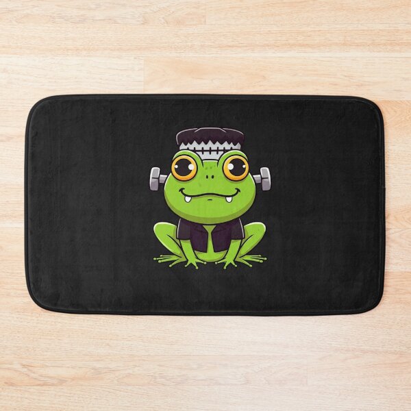 Item preview, Chibi Frog as Frankenstein | Cute Kawaii Funny Halloween Cartoon Design designed and sold by ColorSplash123.