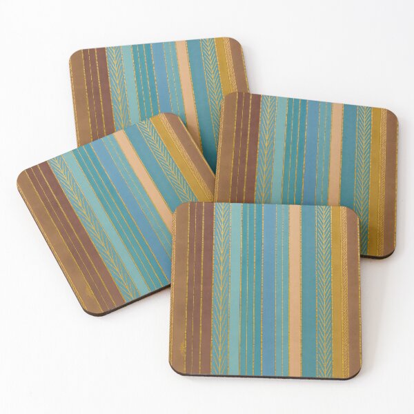 Item preview, Mid Century Modern Bright Stripes designed and sold by Lee Hiller Designs.