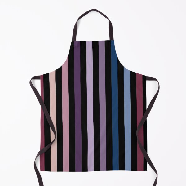 Item preview, Black Purple blue and pink stripes designed and sold by Juliewdesigns.