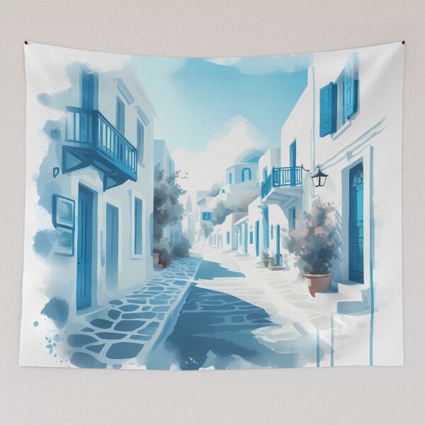 Item preview, Blue Greek Dream designed and sold by Visual Nomad Club.
