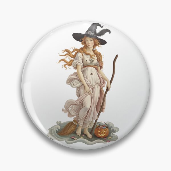 Item preview, Witch Venus | Funny Halloween Parody of Birth of Venus designed and sold by The Classics Freak.