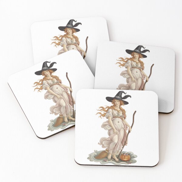 Item preview, Witch Venus | Funny Halloween Parody of Birth of Venus designed and sold by The Classics Freak.