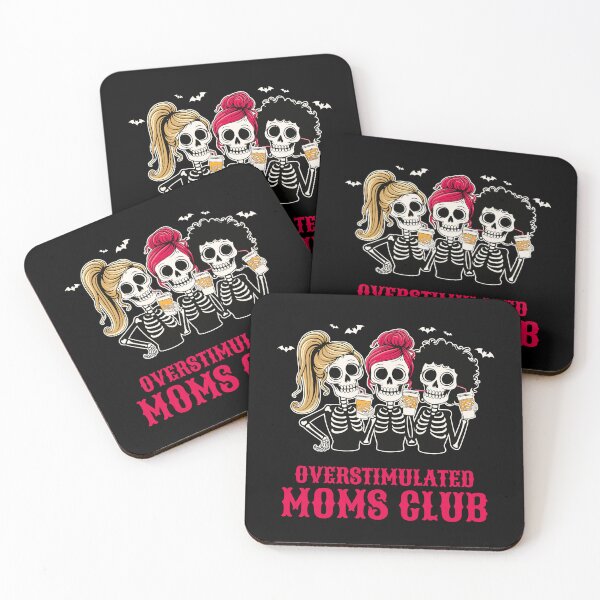 Item preview, Funny Sarcasm Spooky Season Overstimulated Moms Club Tired Mom Coffee Lovers designed and sold by Zayavca.