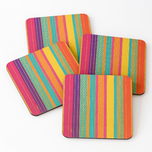 Item preview, Bright MOD Retro 60s Stripes designed and sold by Lee Hiller Designs.