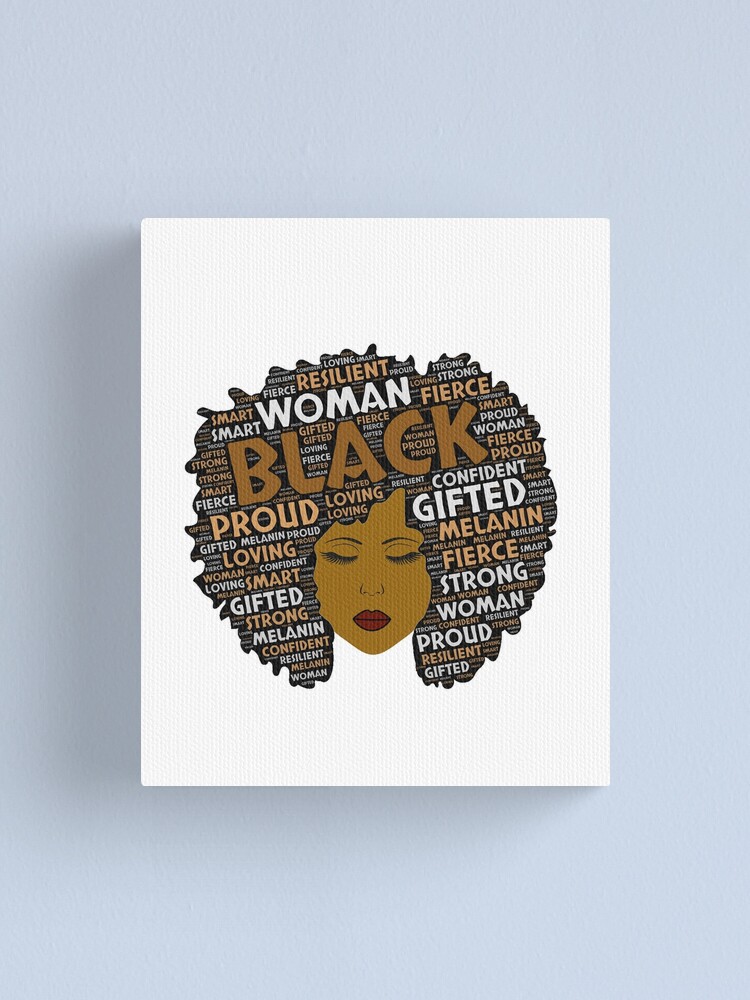 Black girl with afro art