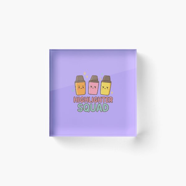 Item preview, Back to school pt.12:Highlighter squad designed and sold by P.L.U.T.O.