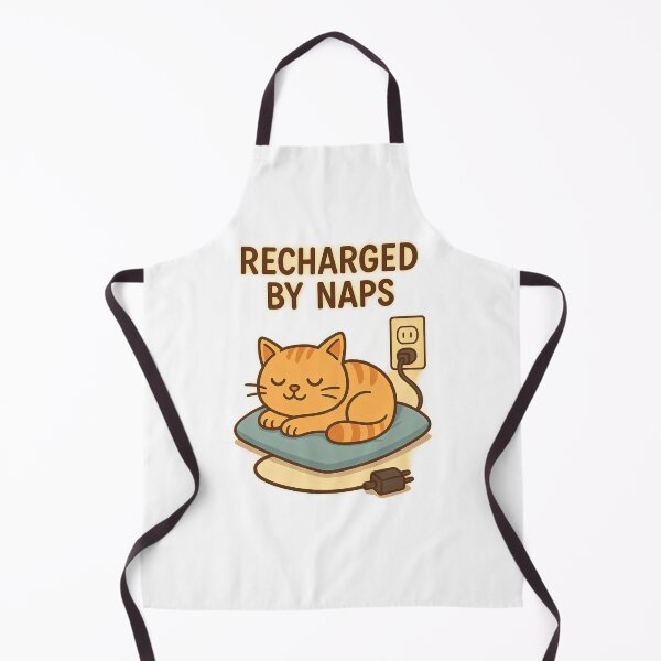 Item preview, Social Battery: Recharged by Naps – Cute Sleeping Cat designed and sold by AlgoCanvas.