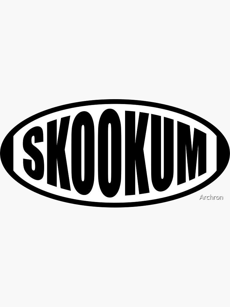 Thumbnail 3 of 3, Sticker, SKOOKUM designed and sold by Archron.