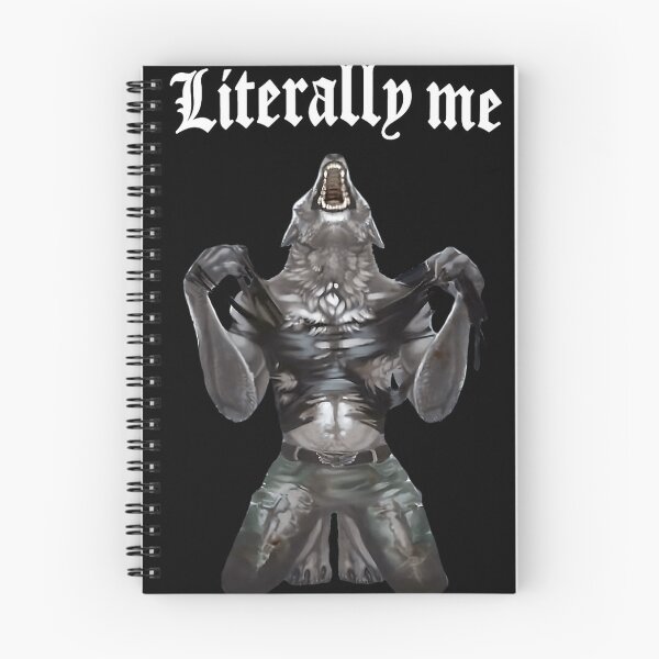 Item preview, Literally Me Sitting Wolf Meme Ripping Shirt designed and sold by dyshawnnaaman.