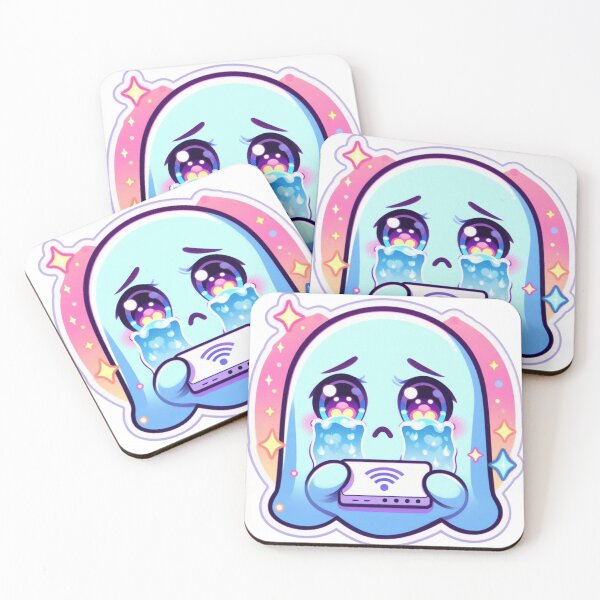 Item preview, Crying Anime Ghost with WiFi Router designed and sold by prabhuji.