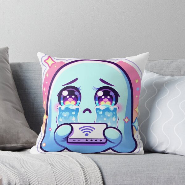 Item preview, Crying Anime Ghost with WiFi Router designed and sold by prabhuji.