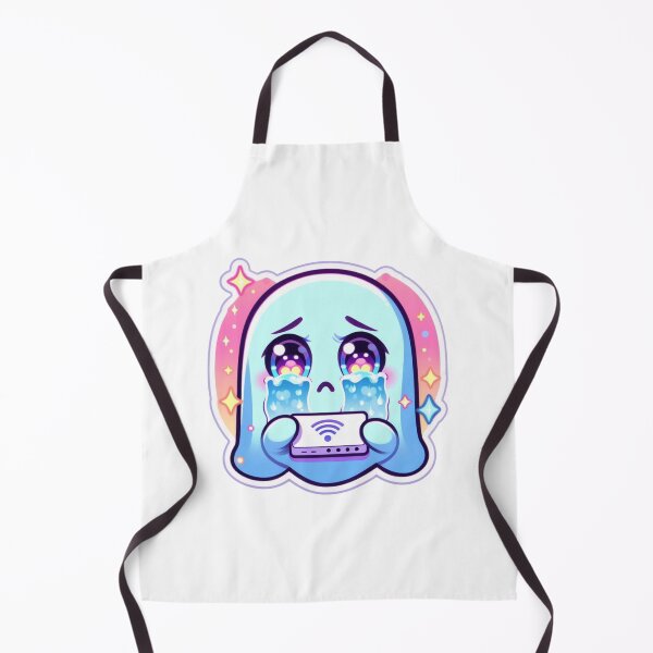 Item preview, Crying Anime Ghost with WiFi Router designed and sold by prabhuji.