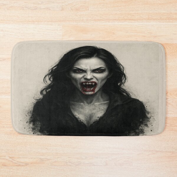 Item preview, Vampire Woman Turning to Ash Dark Gothic Art designed and sold by VelureArt.