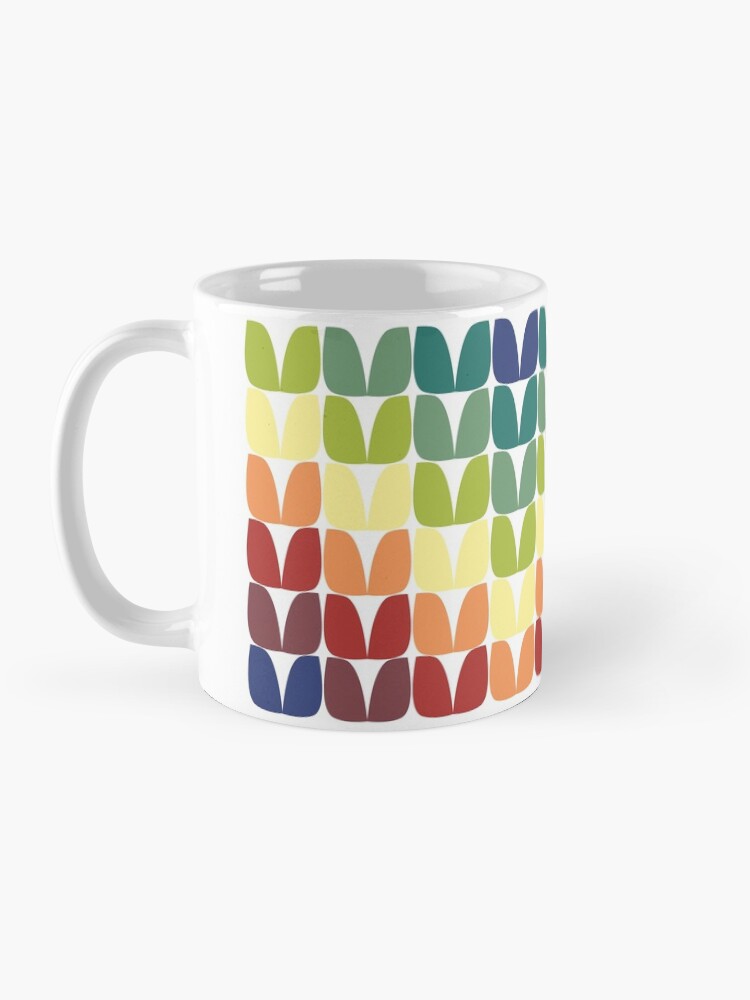 Alternate view of Rainbow Stockinette Coffee Mug