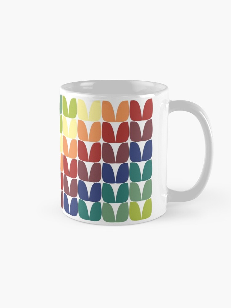 Alternate view of Rainbow Stockinette Coffee Mug