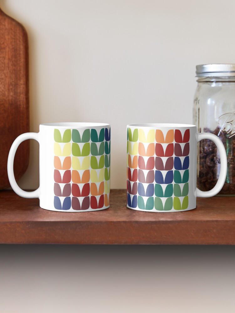 Alternate view of Rainbow Stockinette Coffee Mug