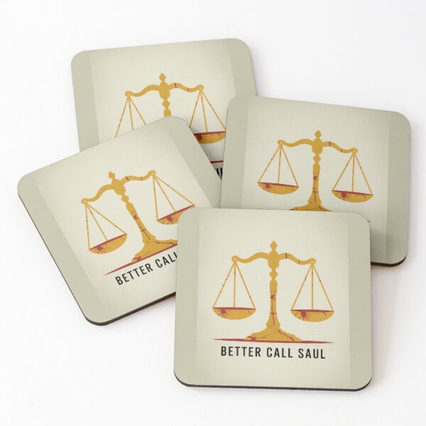 Item preview, The Scales Of Justice Better Call Saul Minimalist Poster designed and sold by Enea Kelo.