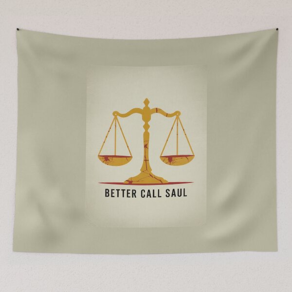 Item preview, The Scales Of Justice Better Call Saul Minimalist Poster designed and sold by Enea Kelo.