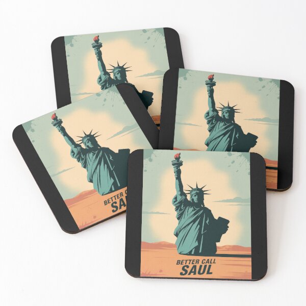 Item preview, The Inflatable Statue of Liberty Better Call Saul Minimalist Poster designed and sold by Enea Kelo.