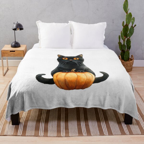 Item preview, Black Cat with Pumpkin    designed and sold by Jonaree Art Design.
