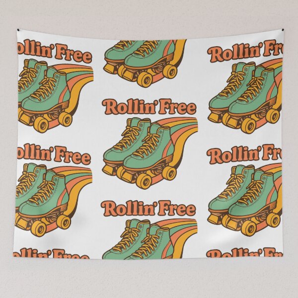 Item preview, Rollin’ Free - Roller Skates designed and sold by sherifshaaban.