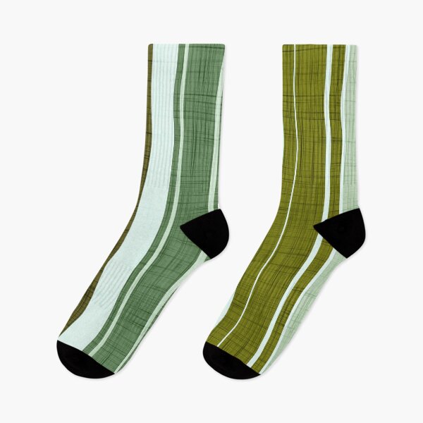 Item preview, Green Leaves Tropical Breeze Stripe designed and sold by Sharon Schwalbe.