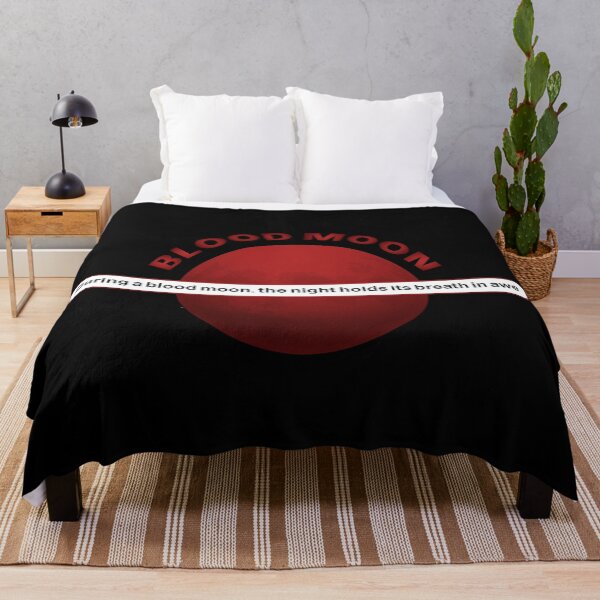 Item preview, Blood Moon Eclipse 2025 Quote – Night Holds Its Breath in Awe Red Lunar Design designed and sold by MONTRIS.
