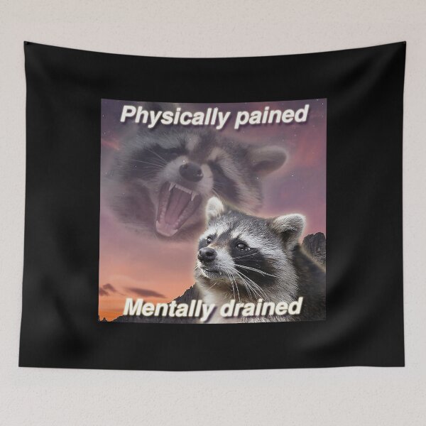 Item preview, Racoon Meme designed and sold by wylietahira.