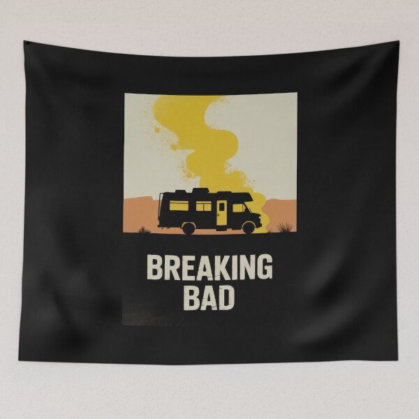 Item preview, RV And The Desert, Breaking Bad Minimalist Poster designed and sold by Enea Kelo.