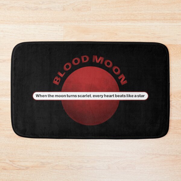 Item preview, Blood Moon Eclipse 2025 Quote – Heart Beats Like a Star Red Moon Design designed and sold by MONTRIS.