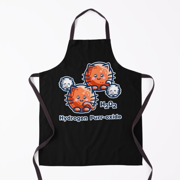 Item preview, Hydrogen Purr-Oxide Cat Chemistry Pun designed and sold by houydhzln.