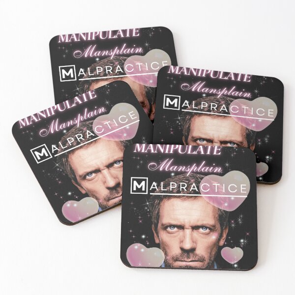 Item preview, Manipulate Mansplain Malpractice (House Md) designed and sold by bertonhaylie.