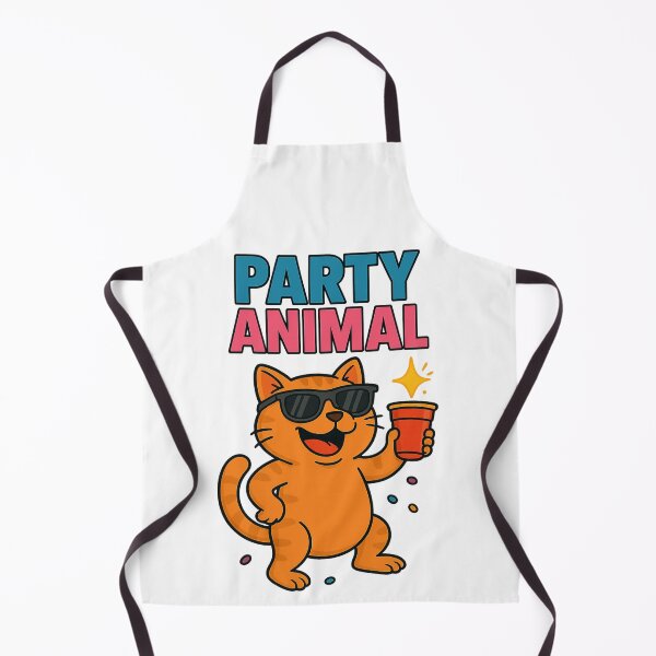 Item preview, Party Animal Cat designed and sold by No Quarter Collective.