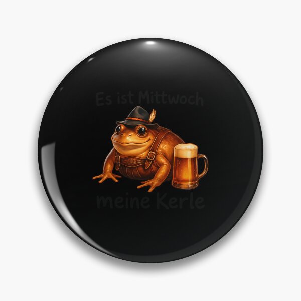 Item preview, Es Ist Mittwoch Meine Kerle Meme Frog designed and sold by bertonhaylie.